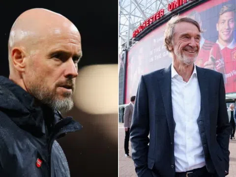 Ten Hag có tỷ lệ bị sa thải cao kỷ lục tại Ngoại hạng Anh, Sir Jim Ratcliffe chốt HLV mới cho MU