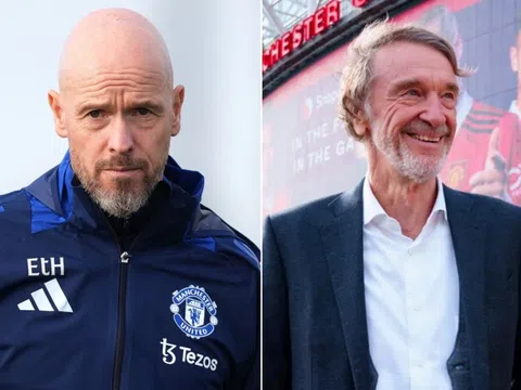 HLV Ten Hag bị Manchester United sa thải sau trận Fenerbahce, Sir Jim Ratcliffe chốt HLV lạ thay thế