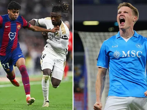 Kết quả bóng đá hôm nay: McTominay gây sốt ở Napoli; Real Madrid thảm bại trước Barcelona?