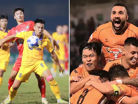 Bảng xếp hạng V.League 2024/25 mới nhất: Cuộc đua trụ hạng có biến; HAGL giành lại ngôi đầu BXH?