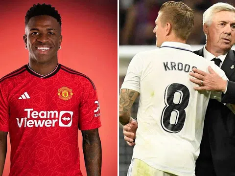 Tin chuyển nhượng tối 17/11: Toni Kroos trở lại Real Madrid; Vinicius đồng ý đến Manchester United?