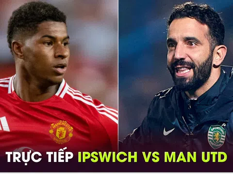 Trực tiếp bóng đá Ipswich vs MU, 23h30 ngày 24/11 - Link xem trực tiếp Man Utd Ngoại hạng Anh HD