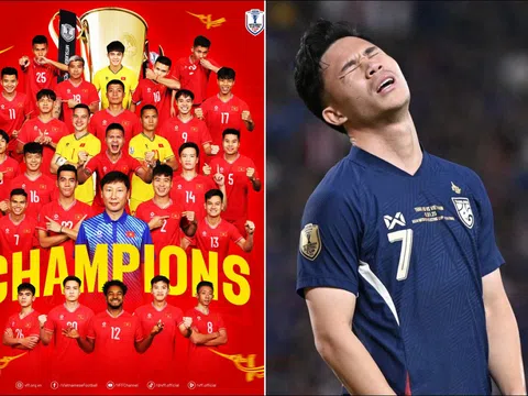 ĐT Việt Nam bất ngờ xếp top 1 thế giới nhờ vô địch AFF Cup 2024, áp sát ĐT Thái Lan trên BXH FIFA