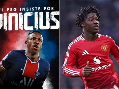 Tin chuyển nhượng trưa 11/2: Vinicius đạt thỏa thuận gia nhập PSG; Man Utd rao bán Kobbie Mainoo