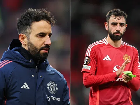 Nhận gáo nước lạnh từ Bruno Fernandes, Ruben Amorim đếm ngược ngày rời Man United