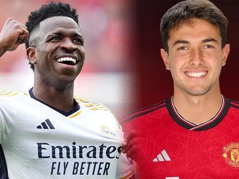 Tin bóng đá quốc tế 4/3: Man United nhắm Martin Zubimendi; Vinicius rời Real Madrid?