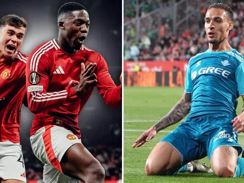 Kết quả bóng đá hôm nay: Antony đi vào lịch sử Real Betis; Man United lập kỷ lục ở Europa League?