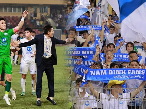 Chạm một tay vào chức vô địch V.League, CLB Nam Định có hành động khiến NHM ngỡ ngàng