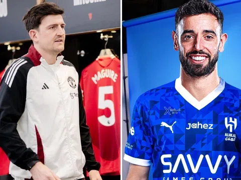 Tin chuyển nhượng mới nhất 6/5: Xong vụ Maguire rời Man Utd; Bruno Fernandes cập bến Al Hilal?