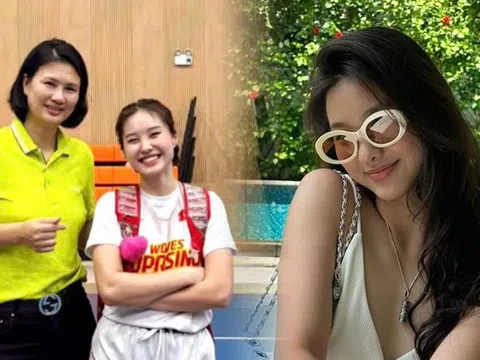 Con gái hoa khôi bóng chuyền Kim Huệ trổ mã tuổi 17, giỏi giang, xinh đẹp không thua kém mẹ