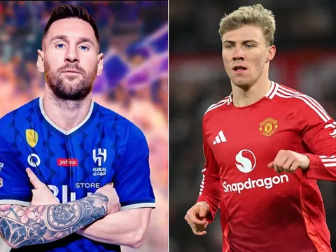 Tin chuyển nhượng trưa 16/5: Al Hilal chi 1 tỷ euro cho Messi; Rasmus Hojlund trên đường rời Man Utd