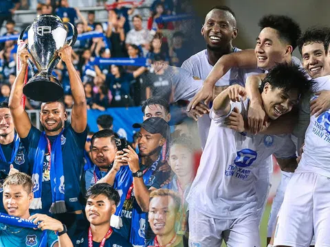Tung hoành tại V.League, CLB Nam Định bất ngờ để đội bóng Campuchia 'vượt mặt' ở BXH châu Á