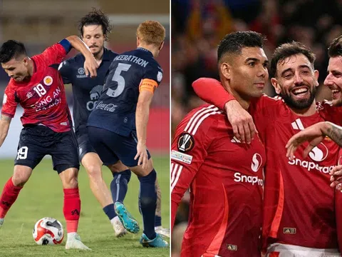 Kết quả bóng đá hôm nay: Quang Hải tạo địa chấn ở Shopee Cup; Man Utd đi vào lịch sử Europa League