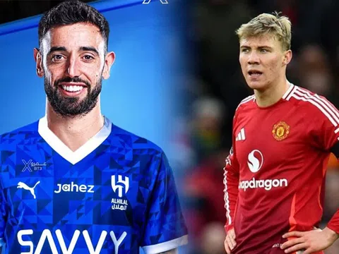Tin chuyển nhượng sáng 25/5: Man United rao bán Hojlund; Bruno Fernandes gia nhập Al-Hilal với giá khủng?