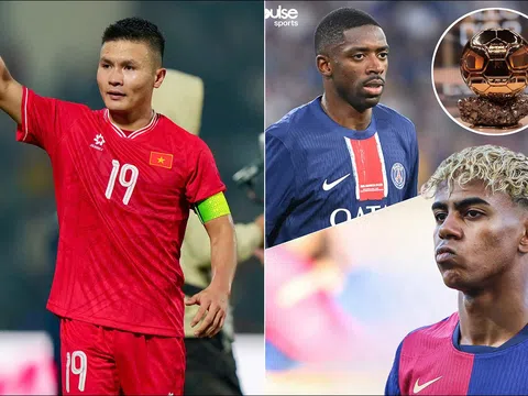 Lịch thi đấu bóng đá hôm nay: ĐT Việt Nam 'nhảy vọt' trên BXH FIFA; Dembele so tài cùng Lamine Yamal