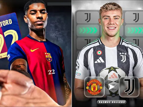 Chuyển nhượng MU 5/6: Rashford tới Barcelona trong 48h tới; Rasmus Hojlund đồng ý trở lại Serie A?