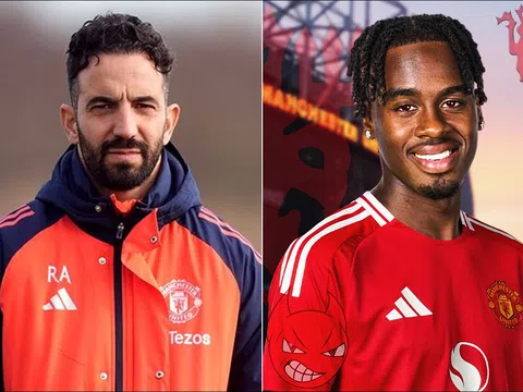 HLV Ruben Amorim xác nhận, Manchester United công bố 'tân binh thần đồng' thay thế Sancho?