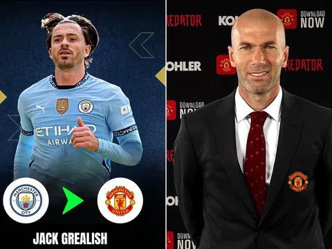 Tin MU hôm nay 19/6: Grealish trên đường đến MU; Tiết lộ mức lương của Zidane tại Man United