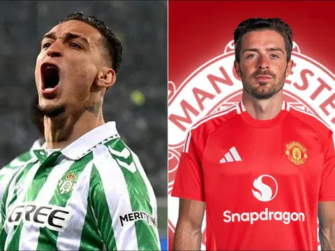 Antony chính thức trở lại Real Betis, Manchester United lập tức kích hoạt thương vụ Jack Grealish
