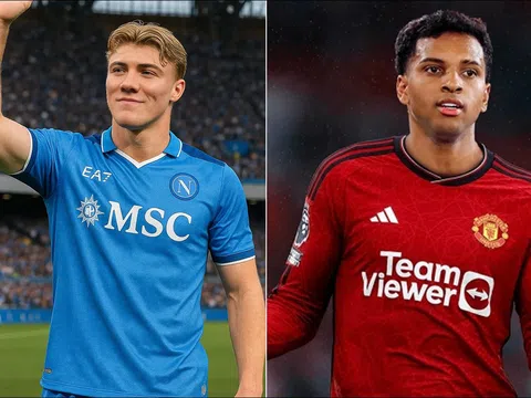 Chuyển nhượng MU 23/6: Napoli chính thức chiêu mộ Rasmus Hojlund; Rodrygo báo tin vui cho Man Utd