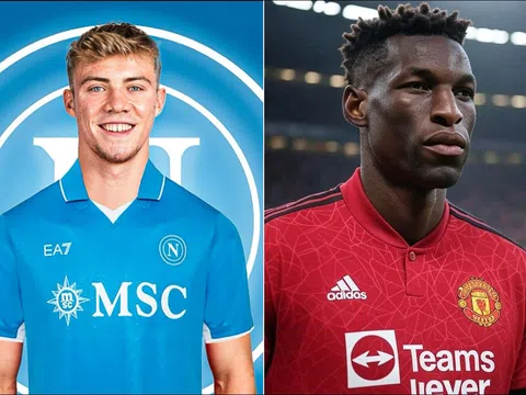 Hojlund trên đường ra mắt Napoli, Manchester United lập tức chiêu mộ Nicolas Jackson với giá khó tin