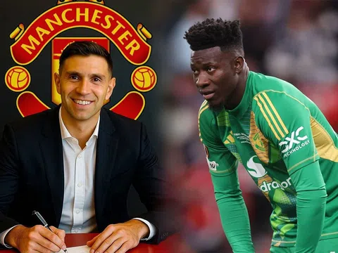 Andre Onana trên đường rời Man United, Sir Jim Ratcliffe đón Dibu Martinez cập bến Old Trafford?