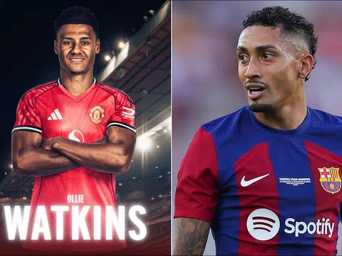 Chuyển nhượng MU 3/7: Ollie Watkins tới Man Utd trong 24h tới; Raphinha báo tin vui cho Man United