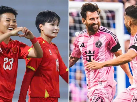Kết quả bóng đá hôm nay: Messi đi vào lịch sử Inter Miami; ĐT Việt Nam nhận tin vui trên BXH FIFA