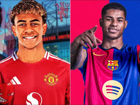 Lamine Yamal chính thức khoác áo Manchester United, Barca hoàn tất chiêu mộ Rashford trong 48h tới?