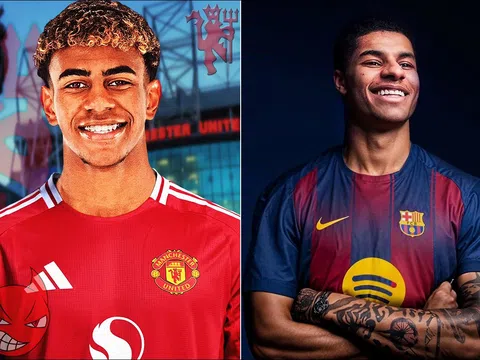 Tin chuyển nhượng trưa 7/7: Lamine Yamal chính thức khoác áo Man Utd; Rashford rời Manchester United