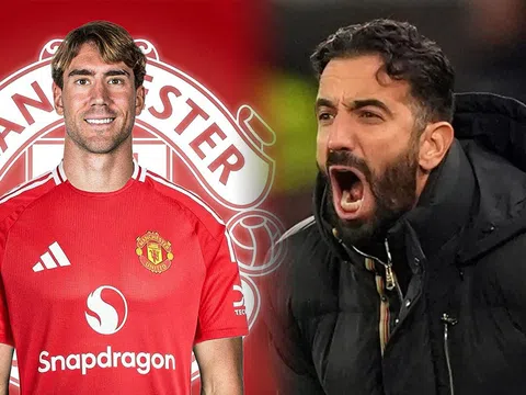 Ngã ngũ vụ Dusan Vlahovic gia nhập Man Utd, HLV Ruben Amorim đau đầu với lỗ hổng tại Old Trafford