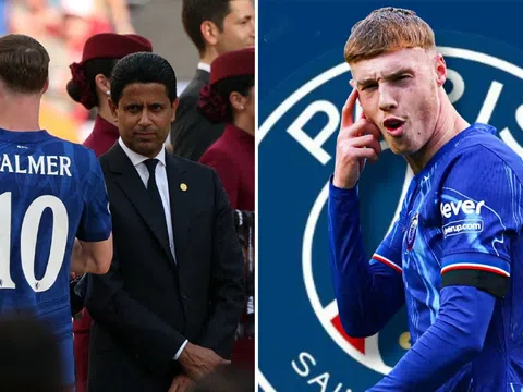 Quyết đòi 'món nợ' trước Chelsea, PSG biến Cole Palmer thành bom tấn đắt giá nhất lịch sử?
