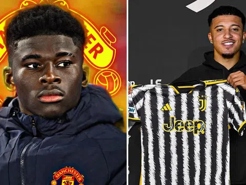 Sancho chính thức đạt thỏa thuận đến Juventus, Manchester United hoàn tất bom tấn thứ 4 sau Mbeumo?