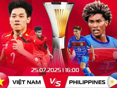 Trực tiếp U23 Việt Nam vs U23 Philippines 16h00 ngày 25/7 - Link xem trực tiếp U23 Việt Nam