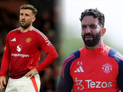 Chính thức xong vụ Luke Shaw rời Man United, HLV Amorim ra quyết định khó tin với 'ngôi sao bị lãng quên'