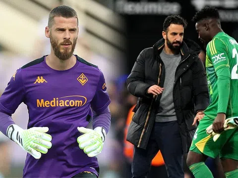 De Gea chính thức xác nhận trở lại Manchester, HLV Ruben Amorim lo lắng về Andre Onana?