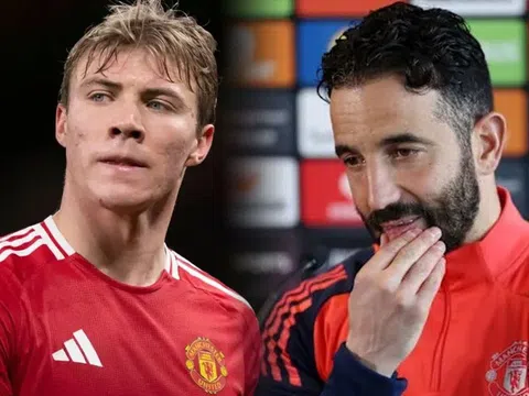 Hojlund được xác nhận rời Man United, HLV Amorim đón 'siêu tiền đạo' giải bài toán hàng công?