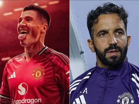 HLV Ruben Amorim xác nhận vụ Benjamin Sesko tới Man Utd, Hojlund đếm ngược ngày rời Old Trafford?