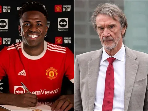 Sir Jim Ratcliffe phá két, Manchester United chính thức phá kỷ lục chuyển nhượng cho Vinicius?