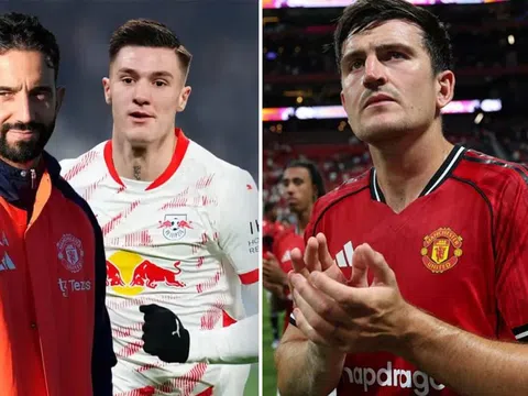 Tin chuyển nhượng tối 6/8: Xong vụ Maguire rời MU; Man United chiêu mộ bom tấn thứ 5 sau Sesko?