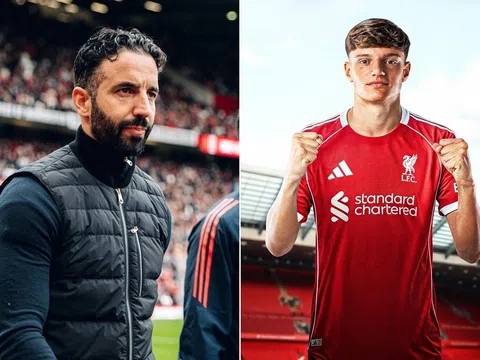 Man United bị Liverpool đánh bại, Ruben Amorim vỡ mộng sở hữu ngọc quý châu Âu