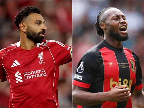 Kết quả bóng đá Ngoại hạng Anh hôm nay: Salah gây thất vọng, Liverpool sảy chân trước Bournemouth?