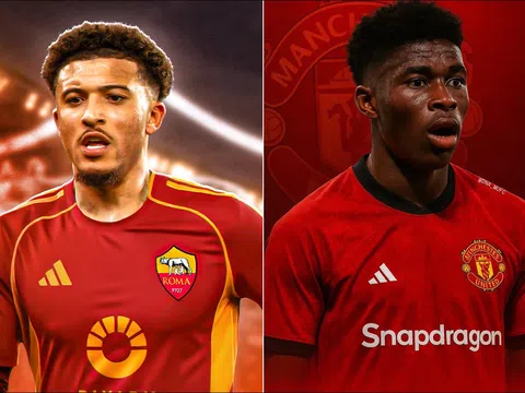 Tin chuyển nhượng trưa 15/8: Jadon Sancho chính thức tới AS Roma; Baleba chuẩn bị ra mắt Man Utd