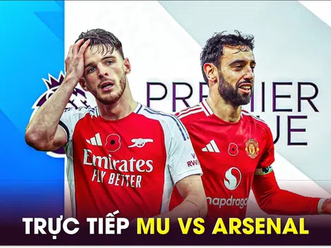 Trực tiếp bóng đá MU vs Arsenal, 22h30 ngày 17/8 - Link xem trực tiếp bóng đá Ngoại hạng Anh K+ HD