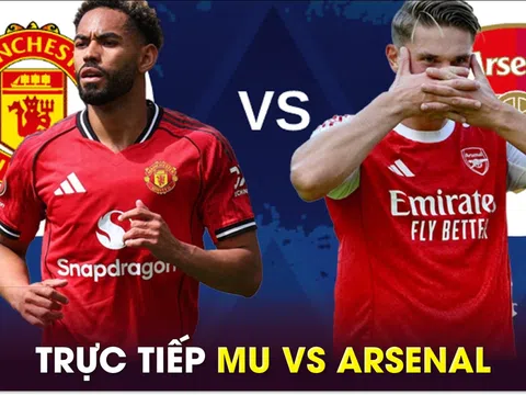 Xem trực tiếp bóng đá MU vs Arsenal ở đâu, kênh nào? Link xem trực tiếp Ngoại hạng Anh K+ FULL HD