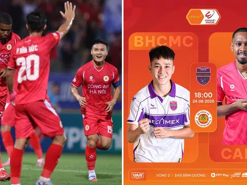 Kết quả bóng đá V.League 24/8: Quang Hải lập kỷ lục; CLB CAHN tạo bước ngoặt trên BXH V.League?