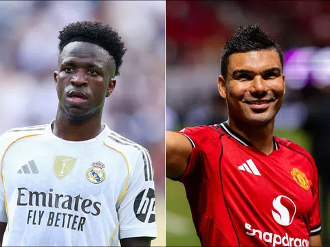 Tin chuyển nhượng trưa 24/8: Real Madrid chính thức rao bán Vinicius; Casemiro xác nhận rời Man Utd