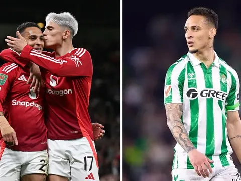 Real Betis đạt thỏa thuận chiêu mộ Antony, Man United hoàn tất cùng lúc 2 bản hợp đồng trong 24h tới?