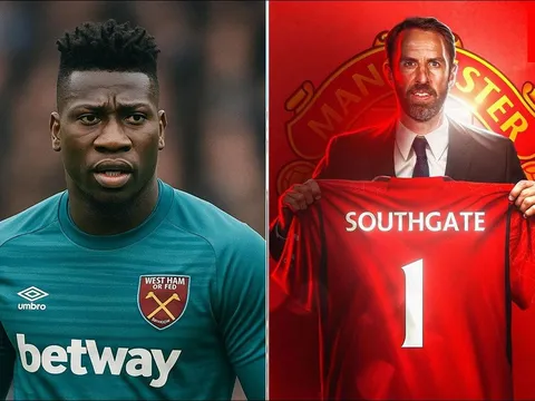Chuyển nhượng MU 27/8: West Ham chính thức chiêu mộ Andre Onana; Gareth Southgate cập bến Man Utd?