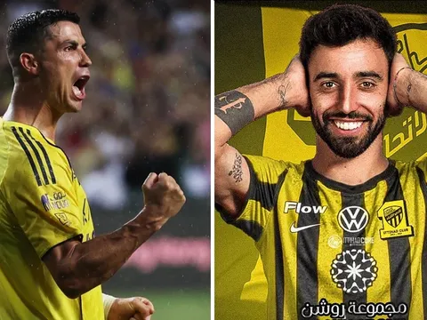 Kết quả bóng đá hôm nay: Ronaldo đi vào lịch sử Al Nassr; Bruno Fernandes cập bến Al Ittihad?
